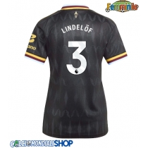 Maglie da calcio Aston Villa Victor Lindelof #3 Seconda Maglia Femminile 2026-27 Manica Corta